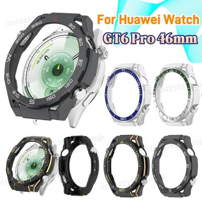 Case for Huawei Watch GT 6 Pro 46mm Screen Protector Case Soft TPU All-Around Protective Bumper Cover Watch GT6 Pro Accessories