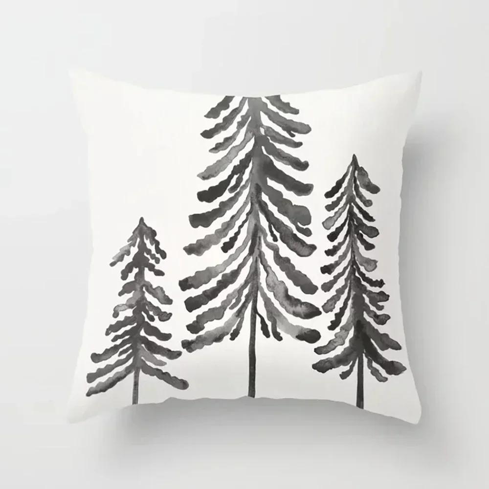 45X45Cm Beautiful Scenery Pillow Case For Sofa Soft Throw Cushion Cover Decor Vintage Landscape Painting Pillowcase