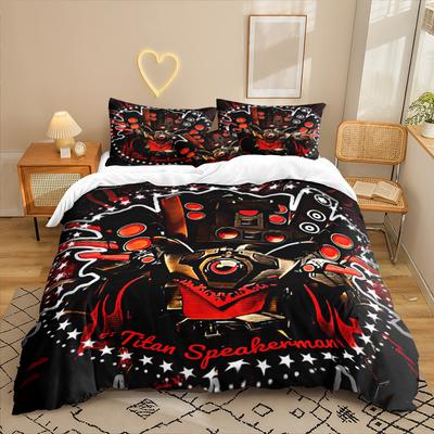 Animation Series 3D Digital Printing Three-Piece Bedding Kit Bed Sheet Quilt Cover