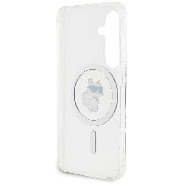 Karl Lagerfeld Klhms24Shfccnot S24 S921 Przeźroczysty/Transparent Hardcase Iml Choupette Magsafe