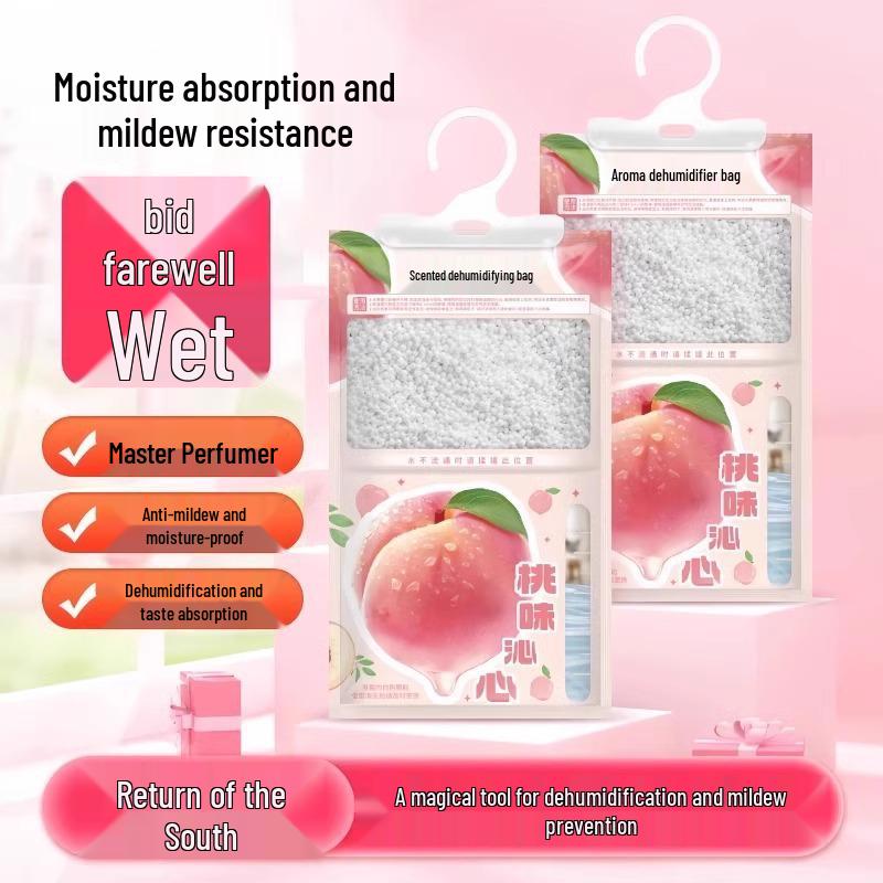 Moisture Absorbing Dehumidifier Bag with Air Purifying Fragrance - Mold & Mildew Resistant for Bedroom & Dorm