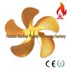 5-Blade Aluminum Alloy Fireplace Fan, Large Wind Power, 172MM Diameter (2021)