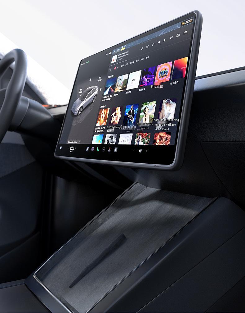 Tesla Model 3/Y/YL Screen Protector Silicone Frame Accessory