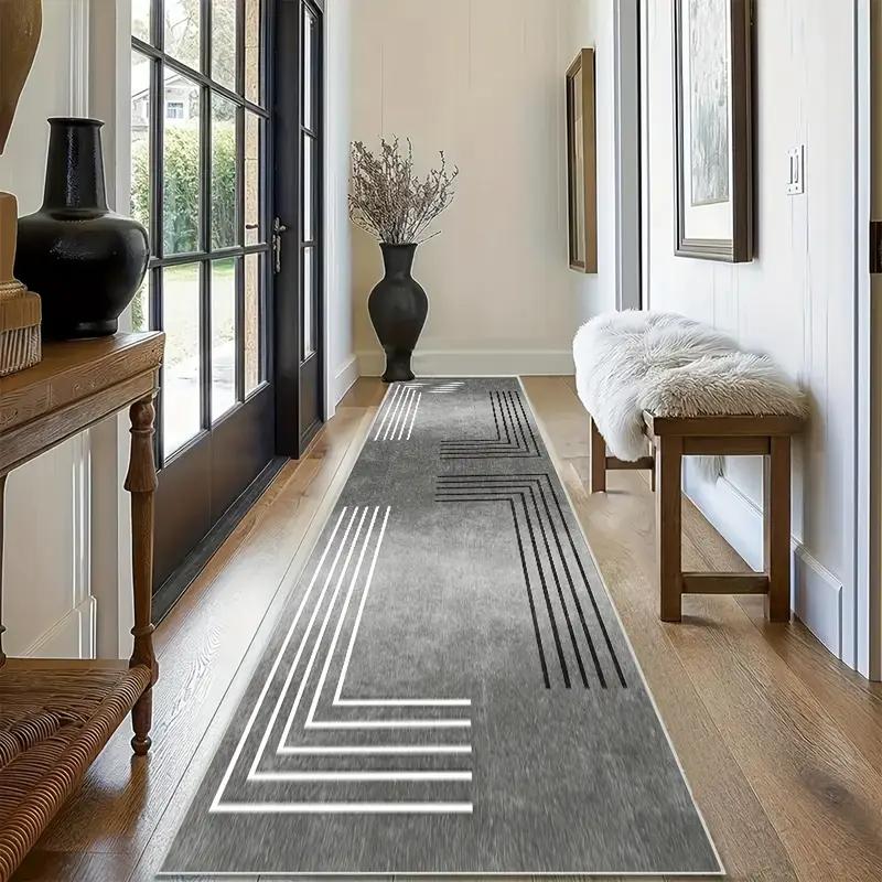 Luxury-Looking Textured Carpet - Durable And Slip-Resistant Floor Mat For Corridors, Kitchen Floor Mats, Home Decor