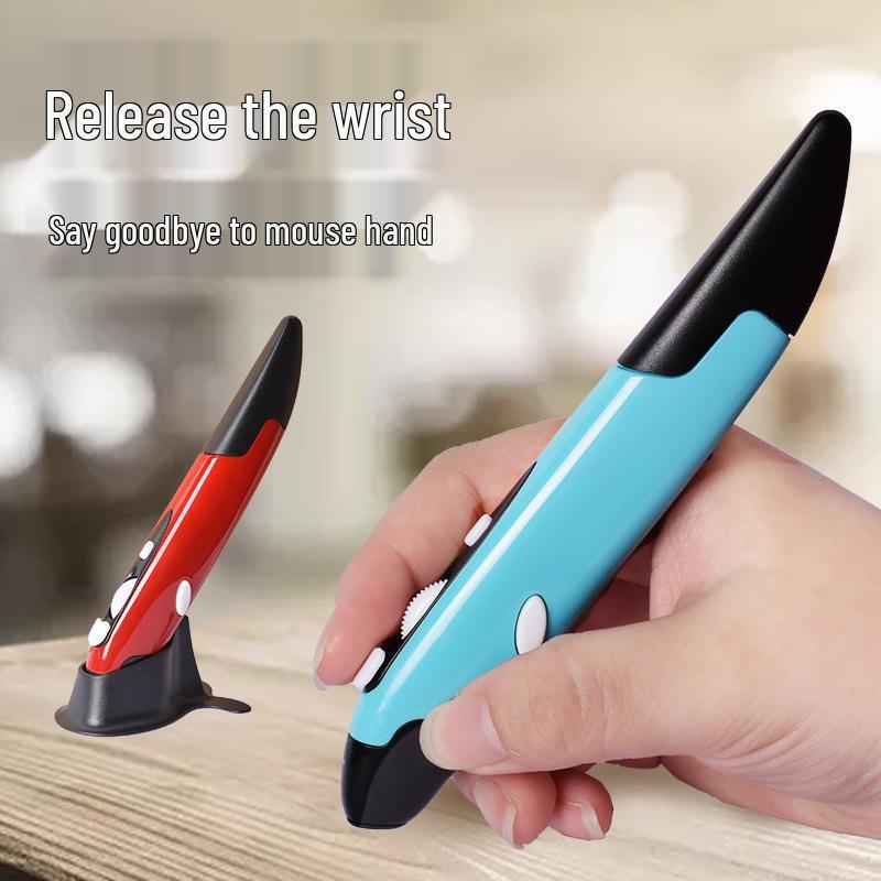 2.4G Wireless Pen-Style Mouse - Personalized Vertical Design for Drawing and Handwriting