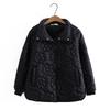 Women Autumn Winter Simple Light Warm Jacket Loose Long Sleeve Female Cotton Padded Coat Overcoat
