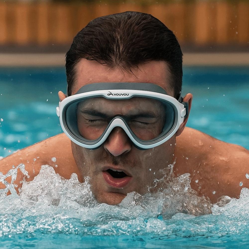 High-Definition Freediving Mask Anti Fog Diving Mask Comfortable Swimming Goggles  For Women