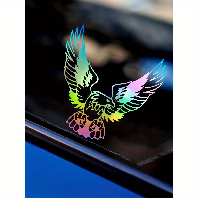 S-Multicolor 1PC Elegant Eagle Bird Car Stickers Car Body Window Bumper Vinyl Decal Car Accessories