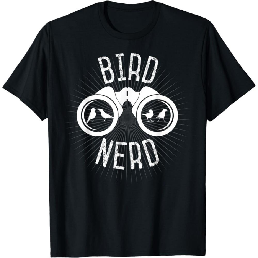 

Birdwatcher Gifts, Birdwatching T-Shirt_ Bird Nerd Shirt T-Shirt S