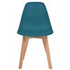 Chaises de salle à manger - vidaXL - Lot de 6 - Turquoise - Plastique - Design contemporain