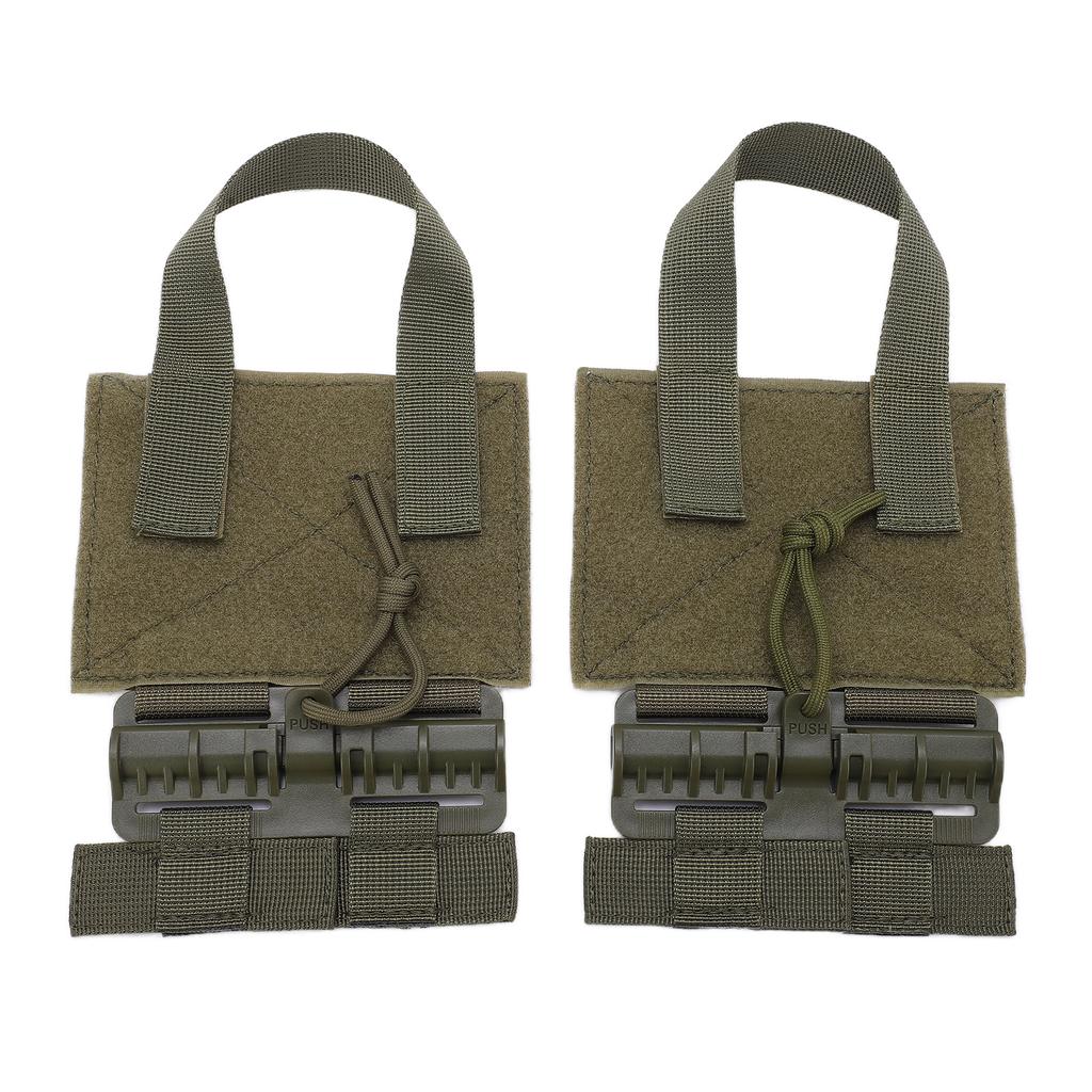 2 Stück Outdoor Schnellverschluss Kummerbund MOLLE Abnehmbare Schnalle Nylon Tragbar Schnellverschluss