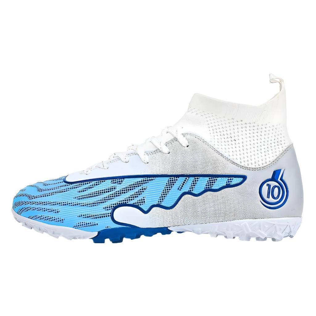 New Professional Football Shoes Boys High-top Youth Student Game Training AG Long Nail Broken Nail Sports Shoes