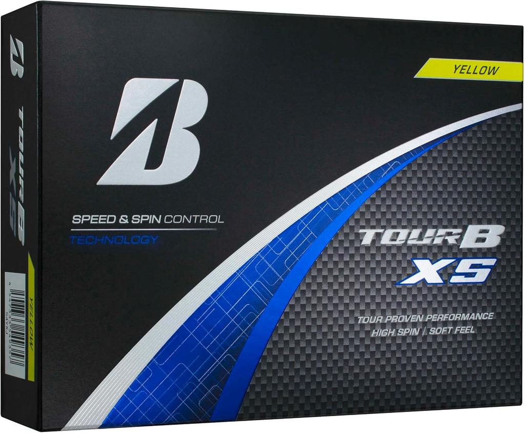 Bridgestone 2024 TOUR B XS Tour B X S Żółty zestaw 2 tuziny 24 piłki Oryginalny zestaw ściereczek do czyszczenia