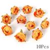Autumn Orange Artificial Flowers Silk Fake Flowers for Home Room Decor Garden Wedding Decoration Bouquet Wreath Gift Accessories