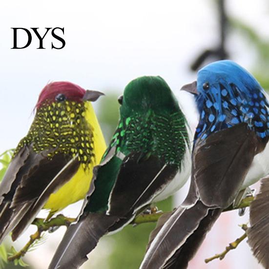 Künstliche Vogelfigur Realistisches Gartendekoration Kunstwerk Schmuckstück Gefiedert Schaumstoff für Hof