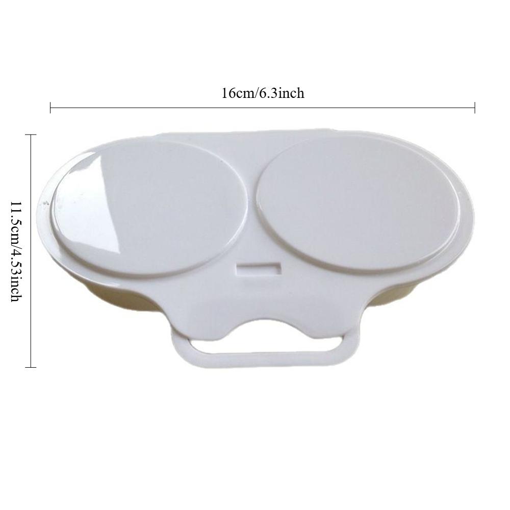 1/3/5pcs Microwave Egg Poacher Reusable 2 Cavity Non‑stick Poached Egg Steamer Maker with Lid Egg Mold Kitchen Cooking Gadgets