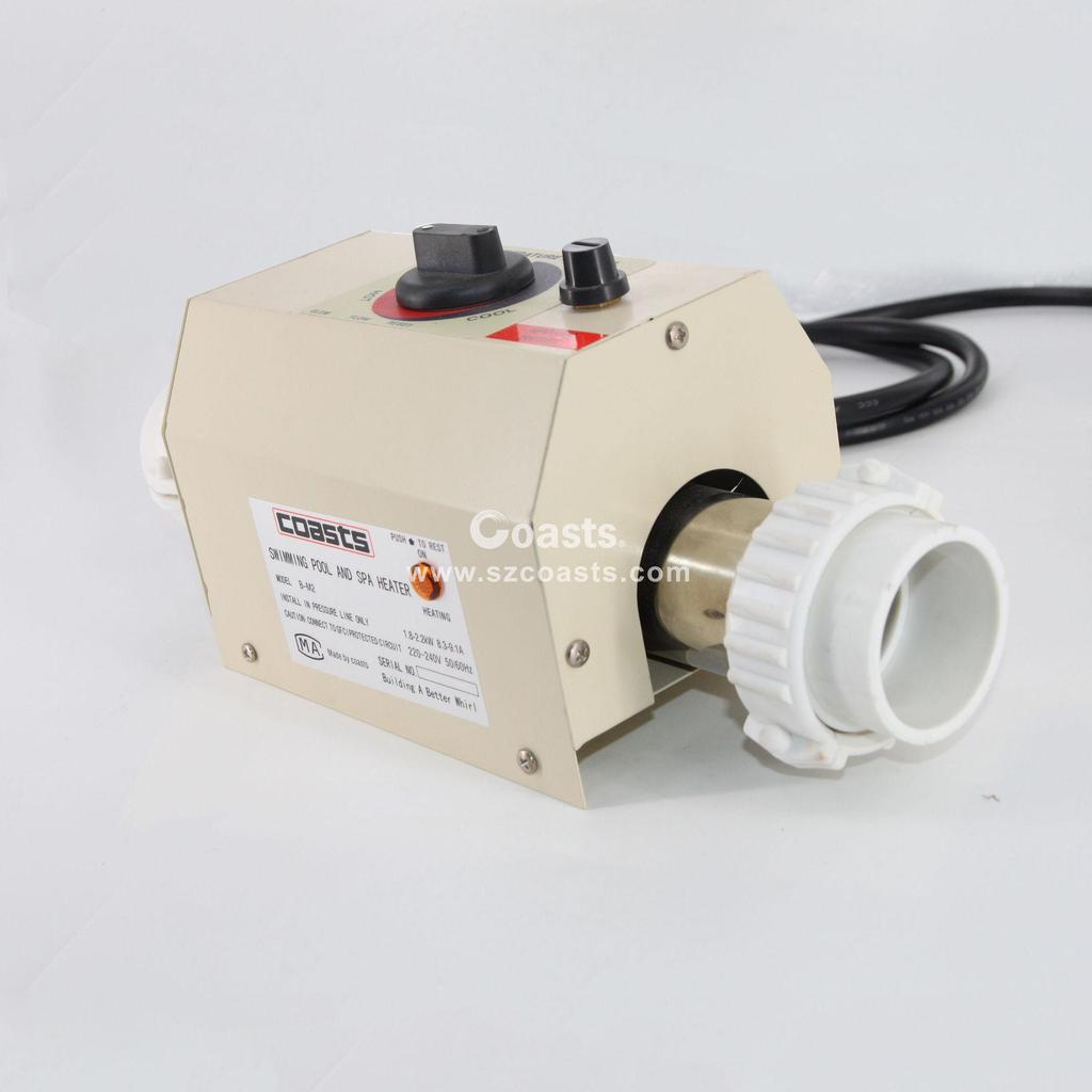 3KW Electric Heater for Swimming Pool and Bathtub: Automatic, Constant Temperature, Small Power, Massage Function.
