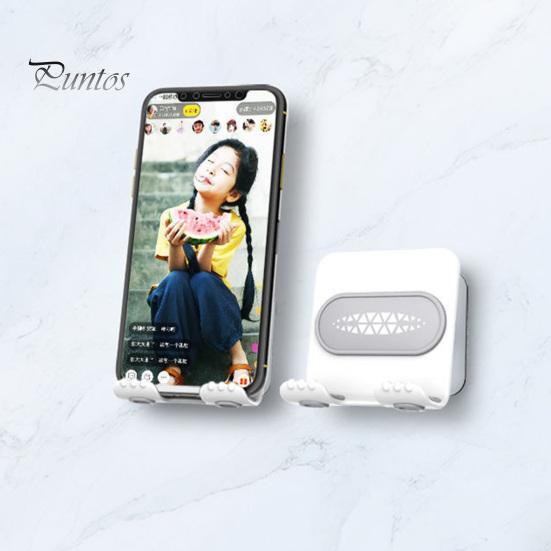 

Универсальный клейкий стабильный настенный держатель для телефона, кронштейн для ванной комнаты розовый