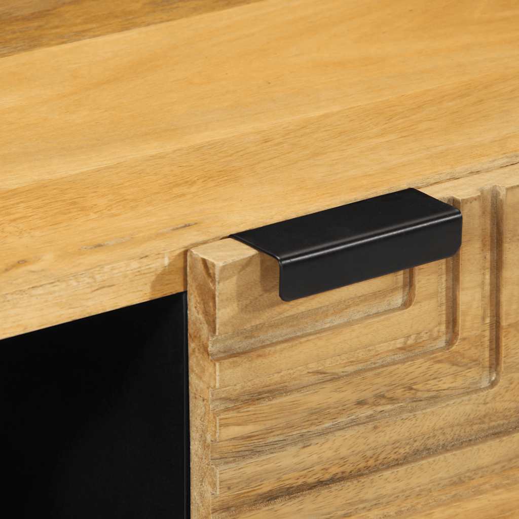 Coffee Table Brown 80 x 50 x 40 cm Solid Mango Wood