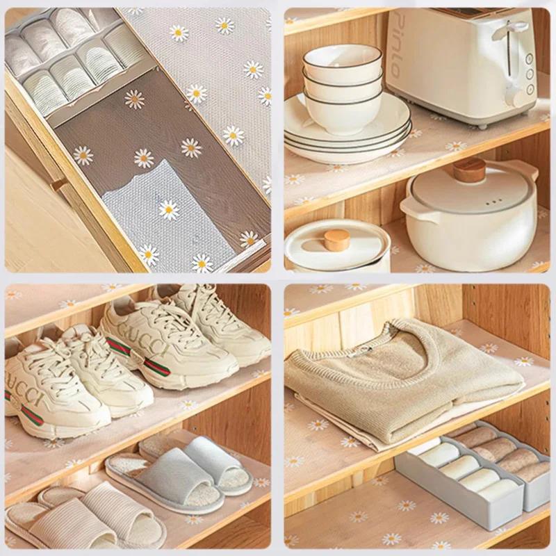 EVA Waterproof Cabinet Mat Convenient Placemats Moisture-proof Drawer Mat Reusable Drawer Liners Non-slip Refrigerator Ma