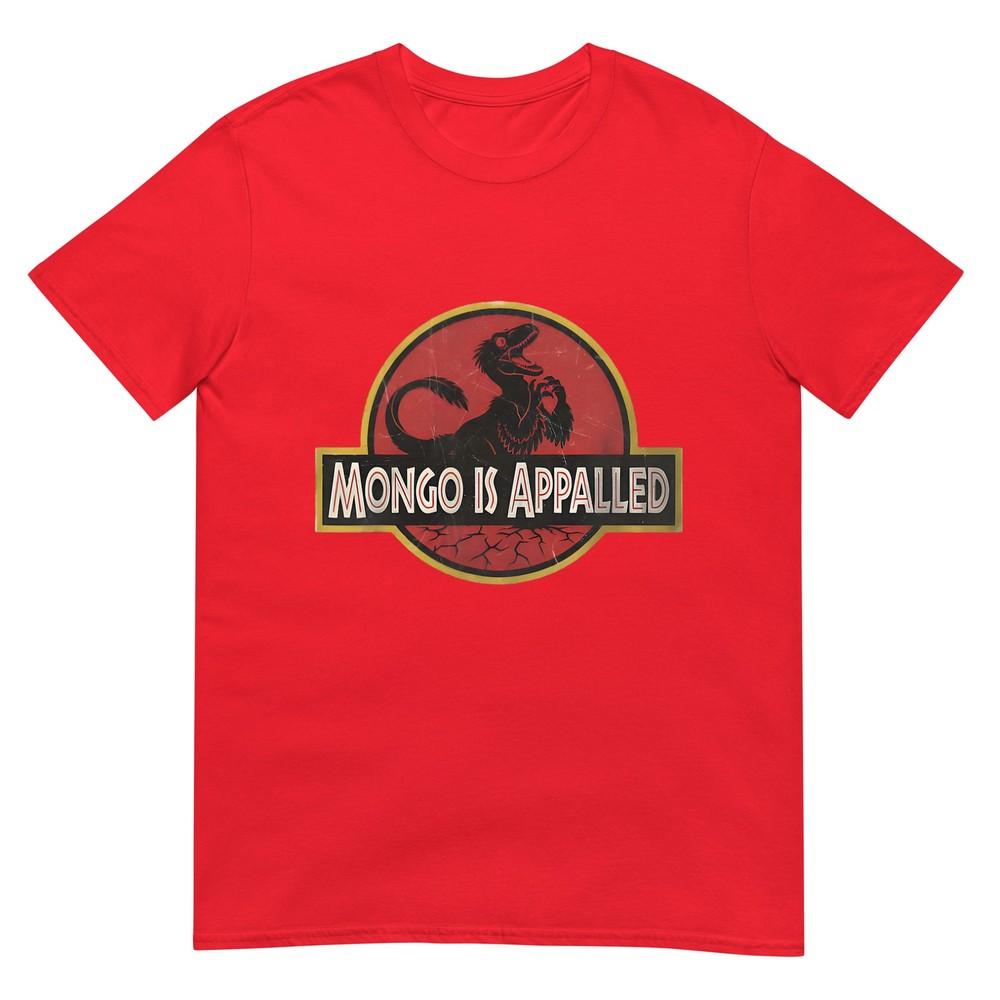 Retro Mongo Is Appalled Vintage Riding Dinosaur Unisexs TShirt S