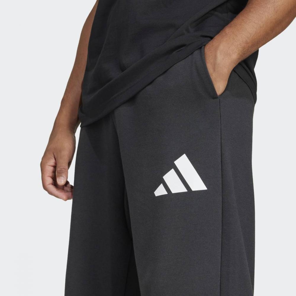 Adidas Essential Wide Leg 3 Bars Logo Pants Jf3604