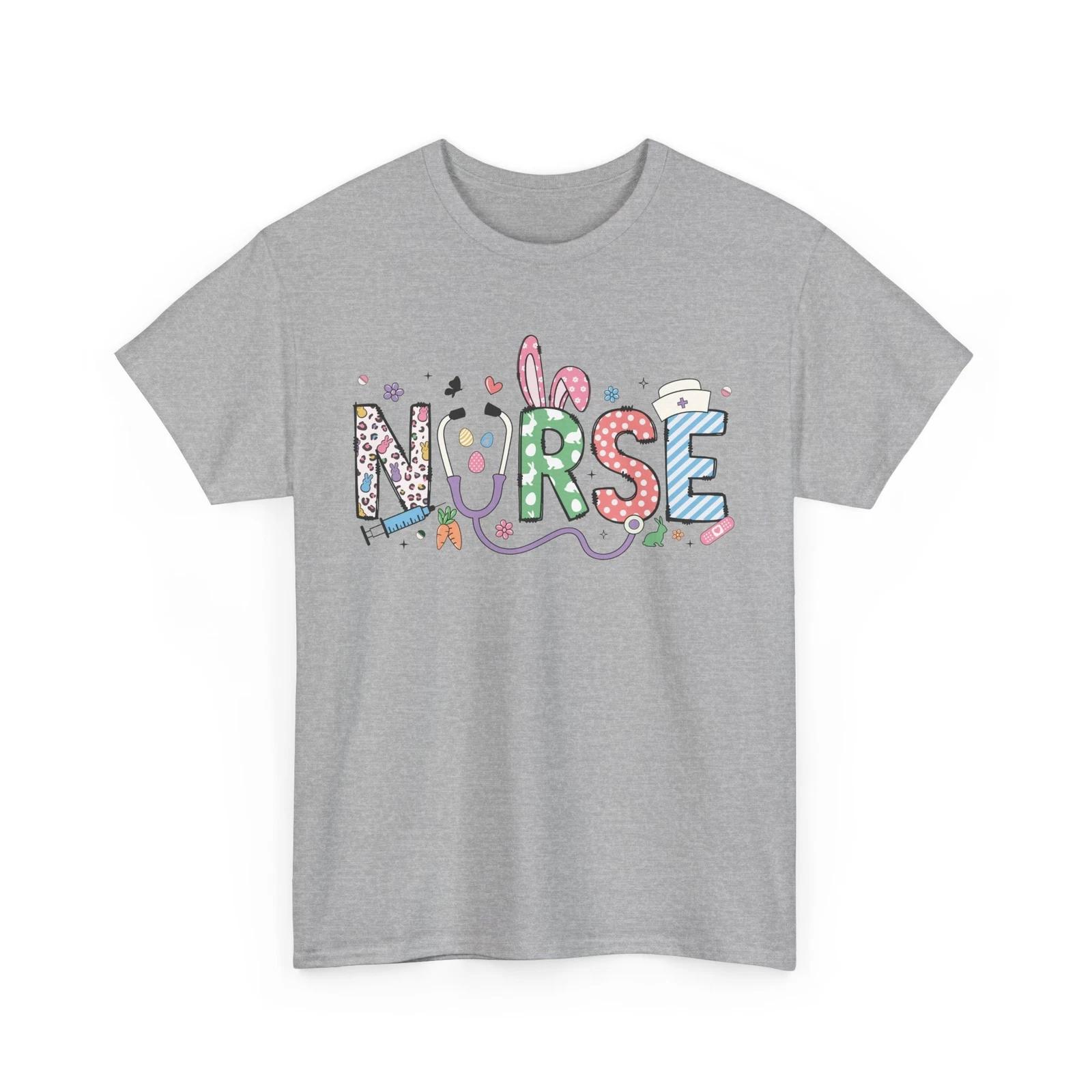 Proud Nurse T-Shirt | RN Hero Tee | Heartbeat Stethoscope Shirt S