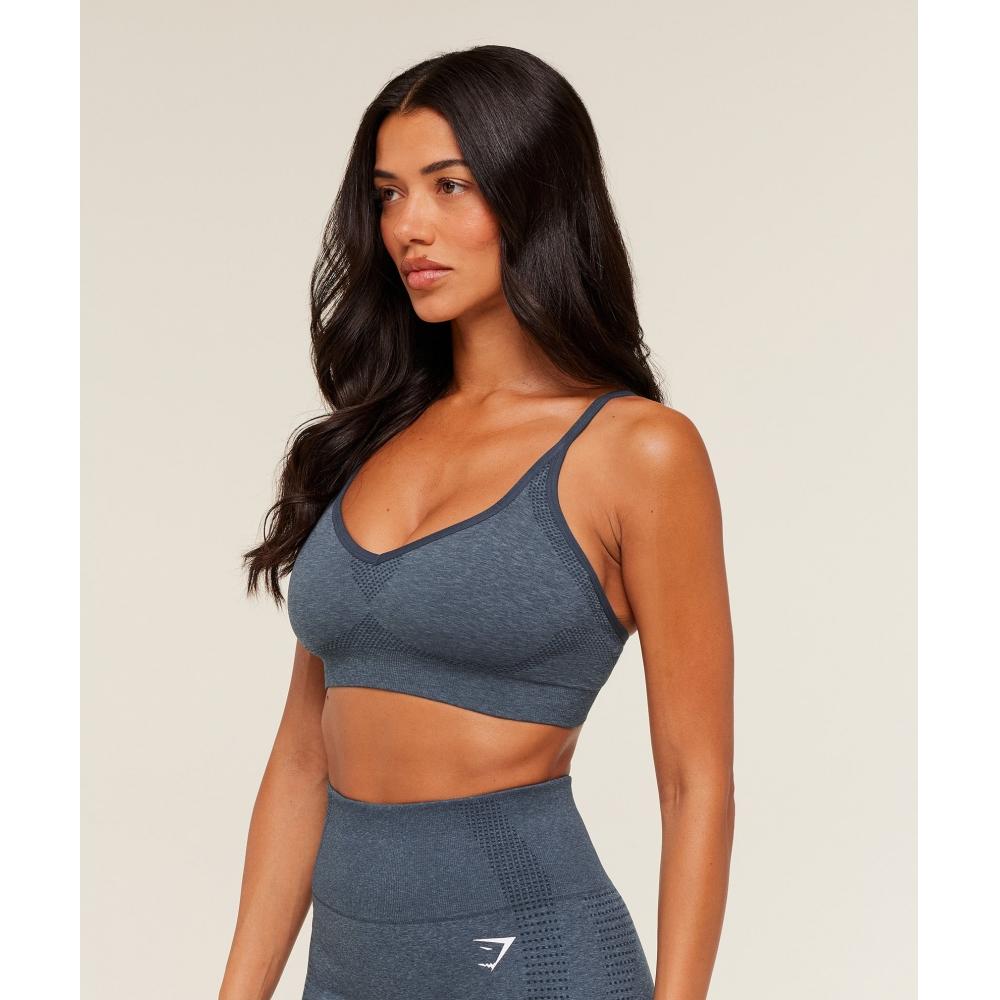 Gymshark Vital Sports Bra Gs Stealth Blue Marl B5c7s Ud7x