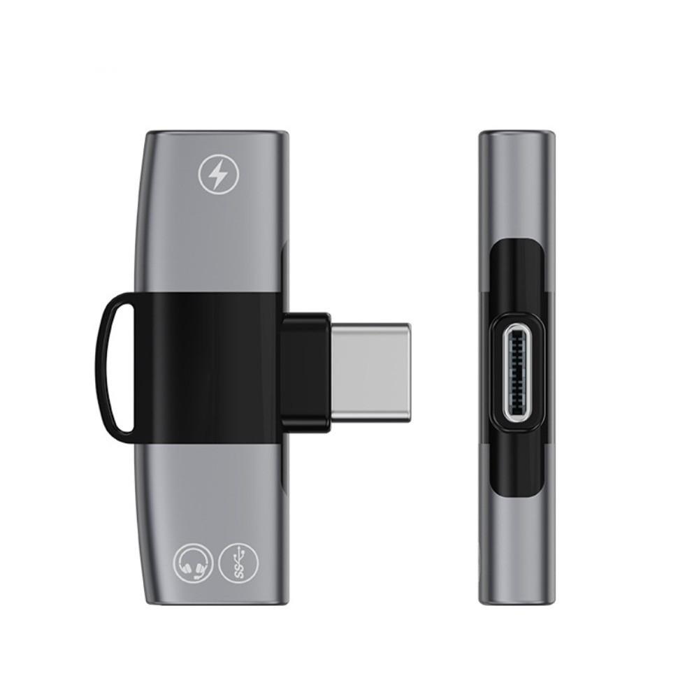 Splitter OTG 2 In 1 Adapter Fast Charging Type C 2-in-1 Multifunctional Adapter Earphone