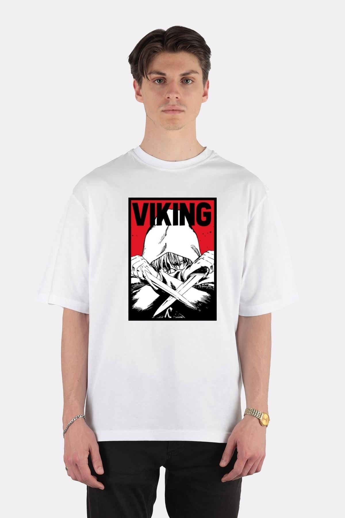 

Белая футболка oversize унисекс Thorfinn