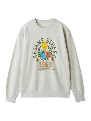 Sesame Street Market Leaf Logo Fleece Pullover SSMUCT256424 Women s LGRY L