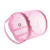 Knitting Storage Bag Pink Mesh Nylon Tote For Crochet Yarn Organizing Woolen Ball Holder Diy Sewing Tool Case Yarn Storage
