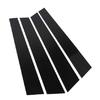 4pcs B Pillar Posts Door Window Trim Cover Sticker For Panamera 970 2009 To 2016