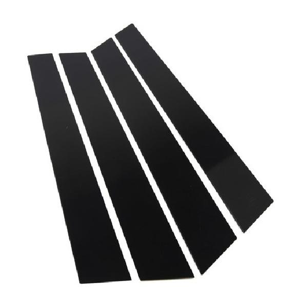 4pcs B Pillar Posts Door Window Trim Cover Sticker For Panamera 970 2009 To 2016