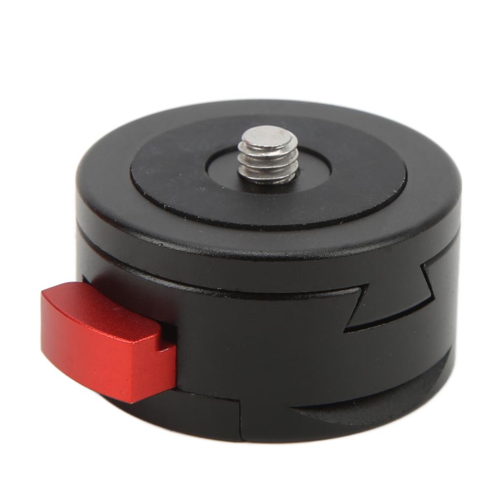 Ball Head Quick Release Plate Clamp Round Quick Release Clamp with 1 4in Screw for Digital Camera