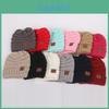 Chapéu de Tricô da Moda para Crianças Lã Macia e Quente Gorro Para Meninos e Meninas Inverno Primavera Outono