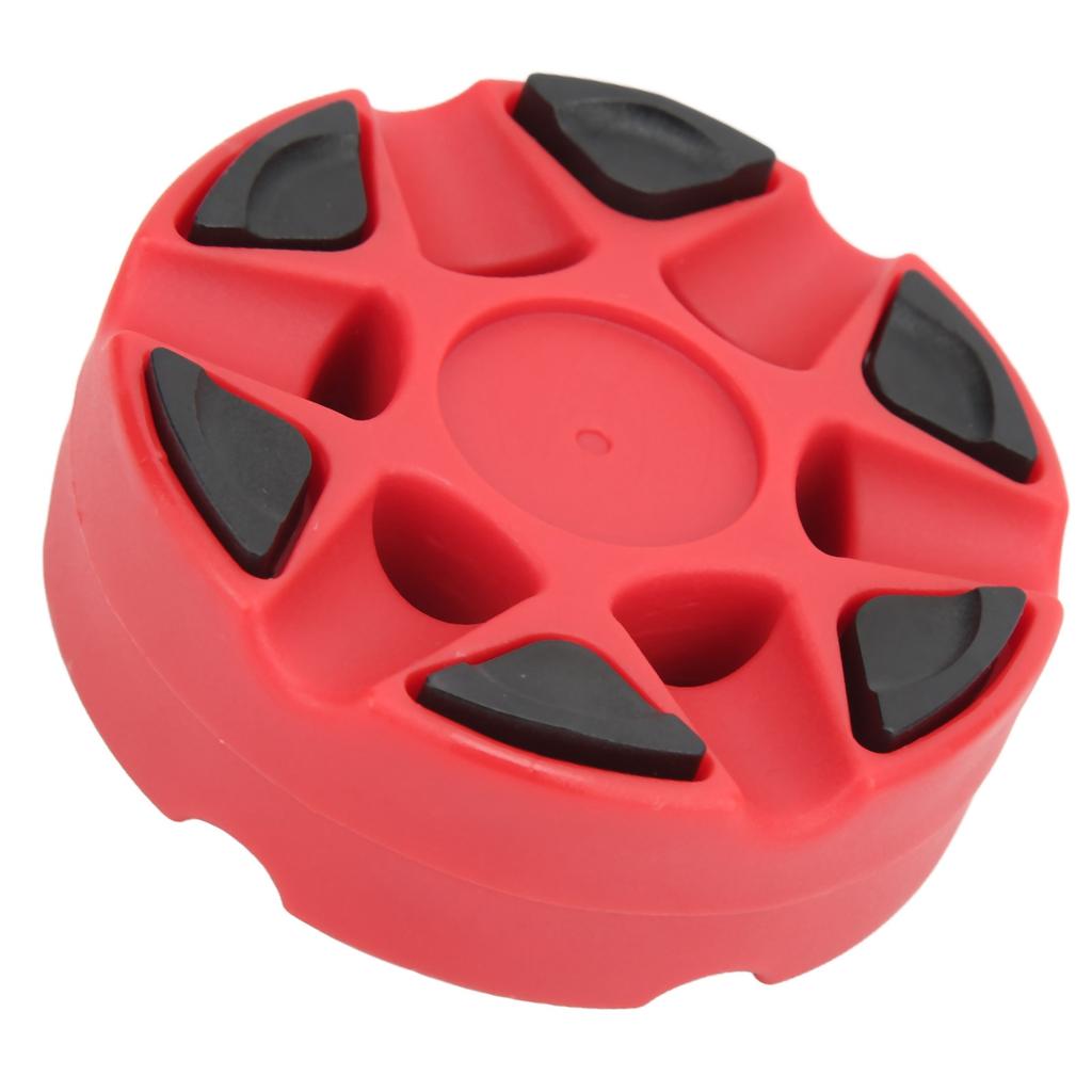 Hockey Puck Dense Texture Glossy Flat Easy Sliding Plastic Roller Hockey Puck for Daily Skating TrainingRed