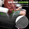 Wuyaoyao Car Seat Bottom Cover, Anti-Slip Leather Car Front Seat Cushion Pad, Full Wrap Bottom Auto Seat Protector with Pocket, Universal Front Seat