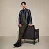 Septwolves Men's Lightweight Sheepskin Leather Jacket
