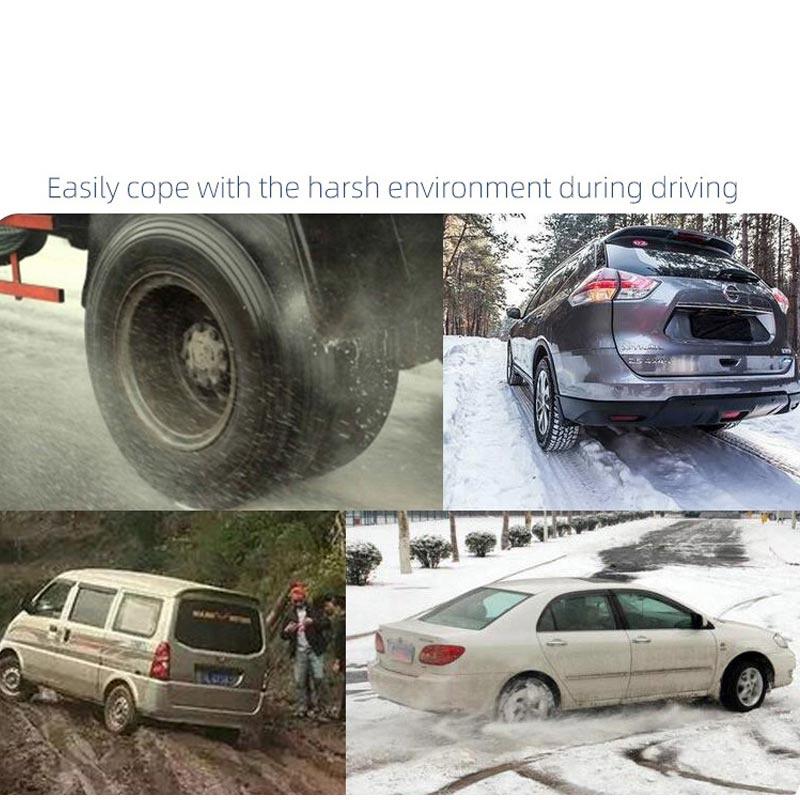 10 Sangles De Pneu à Neige Universelles - Pour Pneus De 16 à 27,5 Cm - SUV, 4x4, Voitures - Matériau TPU Antidérapant