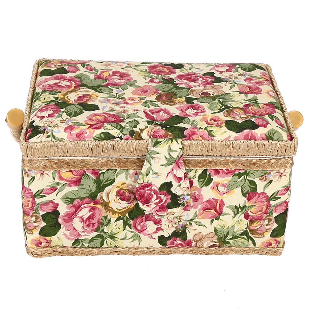 3Colors Craft Sewing Tool Needle Thread Basket Fabric Household Storage Box