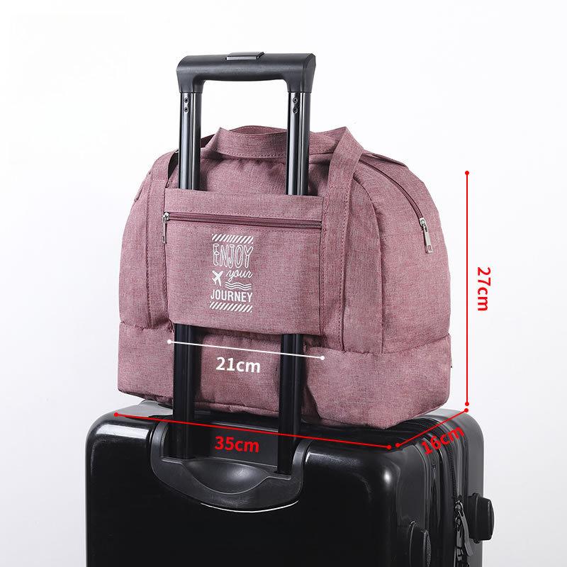 

New Large Capacity Travel Tote Bag Waterproof Dry Wet Separation Handbag for Sports Gym Swimming Accessories KTB S винний