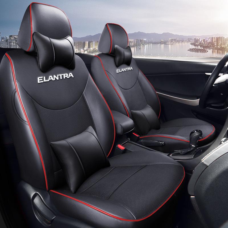 Κάλυμμα Καθισμάτων Δερμάτινο Παντός Καιρού Hyundai Elantra - Ανθεκτικό, Πλήρους Κάλυψης, Συμβατό με 5θέσια