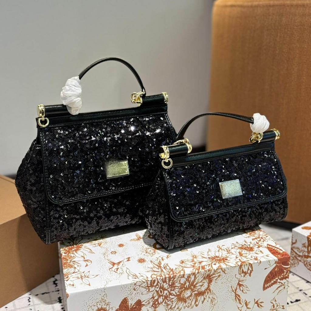 D Kleine G Pailletten High-End Dames Crossbody & Schoudertas