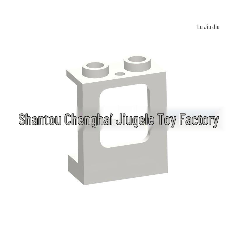 Cross-Border 1x2x2 Building Block Window Frame, Compatible with Set 60032