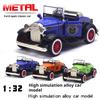 1:32 Classic Ford Vintage Car Model Alloy Car Model Toy Convertible Gift For Children