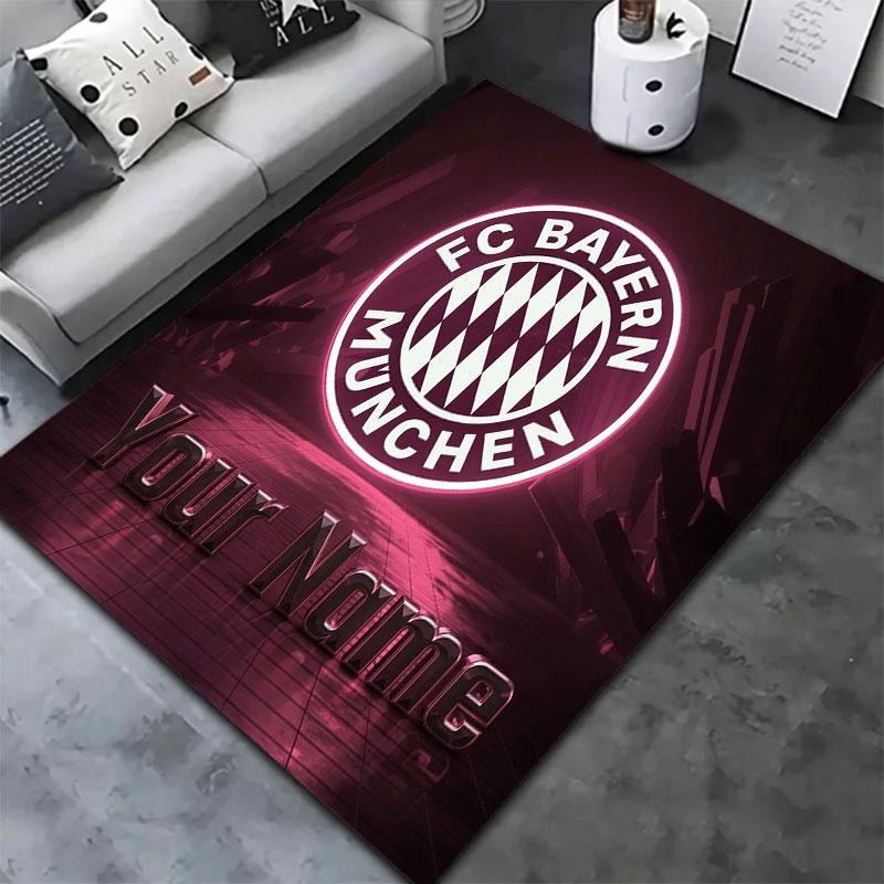 FC Bayern Munchen Custom Name Carpet Rug for Living Room Bedroom Home Sofa Decoration,Kids play Non-slip Floor Mat