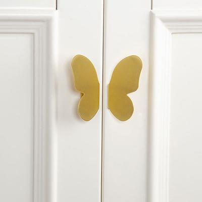 Gardırop Dolabı Altın Rengi Çekmece Kulpları Kelebek Kapı Topuzu Çekme Kolu Mobilya Donanımı