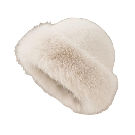 Women Hat Solid Color Soft Imitation Mink Fur Hat Ear Protection Thickened Warm Autumn Winter Fluffy Hat