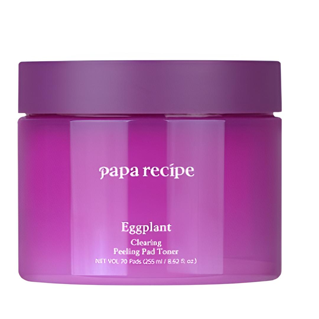 

[Papa Recipe] Eggplant Clearing Peeling Pad Toner 255 ml (70 Pads)